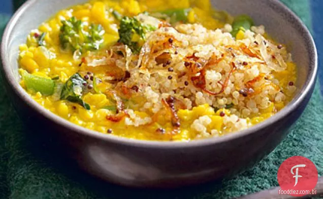 Broccolini e Grão De Bico Dal