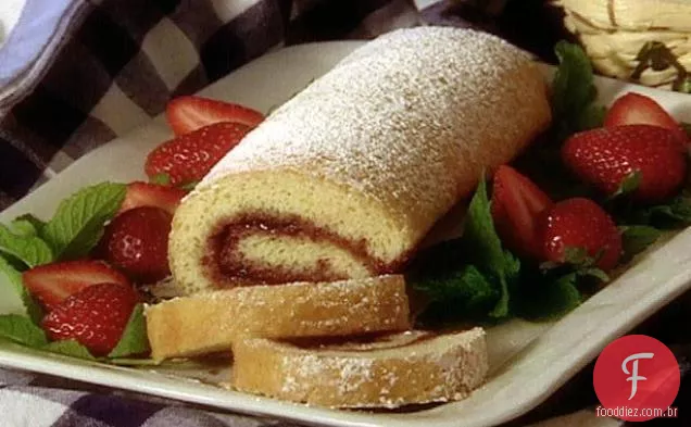 Bolo Velho Do Rolo Da Geléia Do Sul