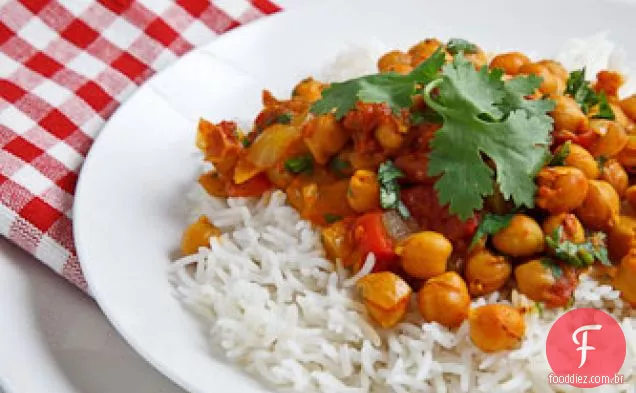 Caril De Grão-De-Bico (Chana Masala)
