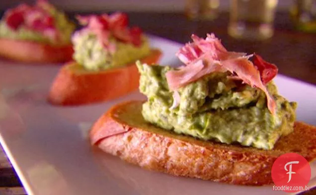 Sweet Pea Crostini