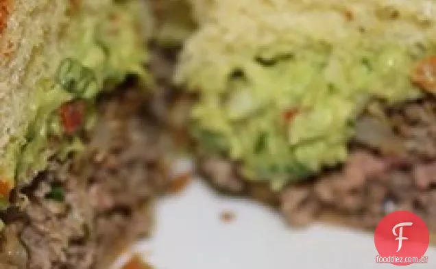 Guacamole Cilantro Lime Cheeseburger