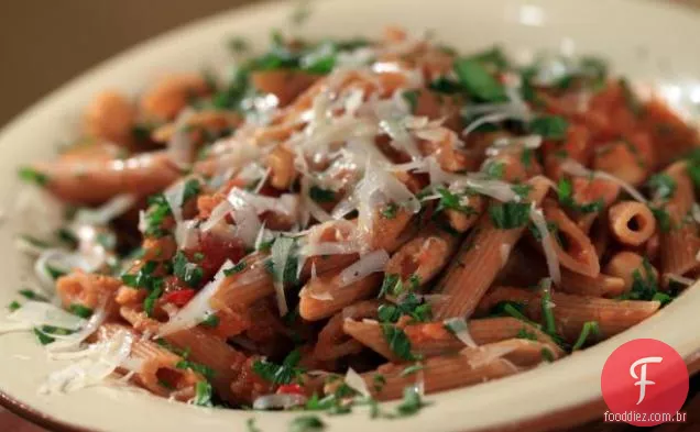 Molho Ceci (grão de bico) com Penne