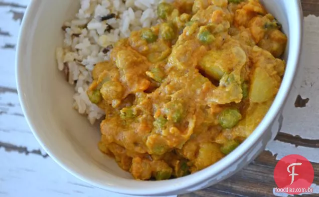 Batata, Inhame E Grão De Bico Curry De Coco