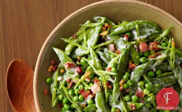 Ervilhas Cremosas Com Pancetta