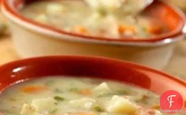 Sopa De Batata Com Alho