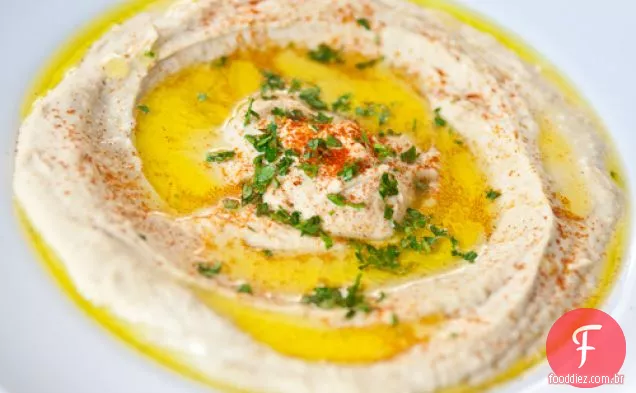 Hummus Com Cebolas Caramelizadas