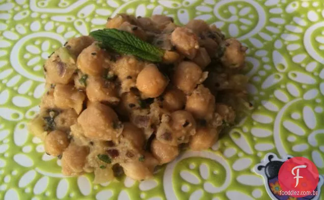 Semana Do Piquenique: Salada De Hortelã E Grão De Bico