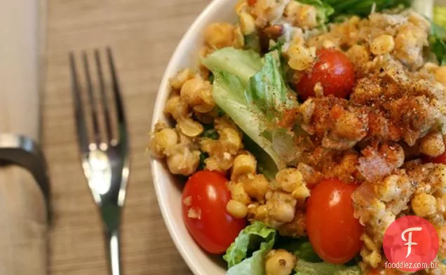 Sobras De Suco De Polpa De Grão De Bico Salada