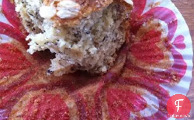 Bolo de café Banana com nozes