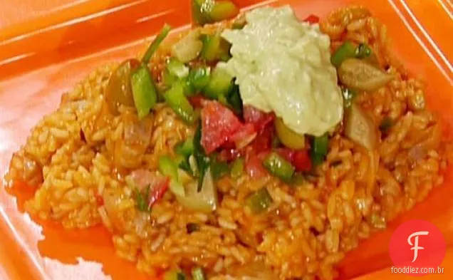Frango latino e Panela De Arroz