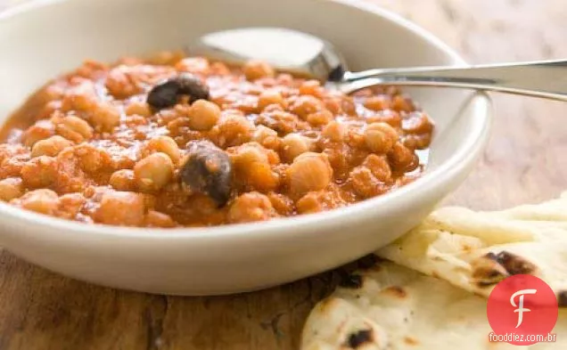 Guisado De Grão De Bico E Lentilha