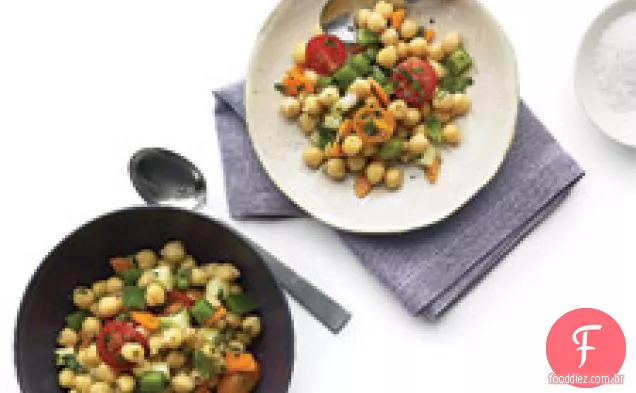 Salada Mediterrânea De Grão-De-Bico