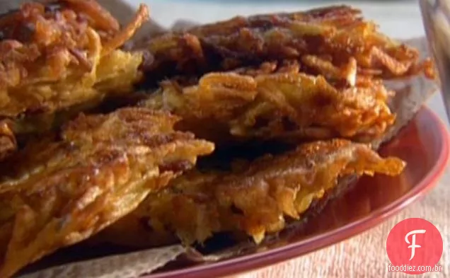 Panquecas de batata com Bacon e sálvia