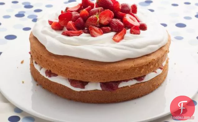 Shortcake De Ruibarbo De Morango