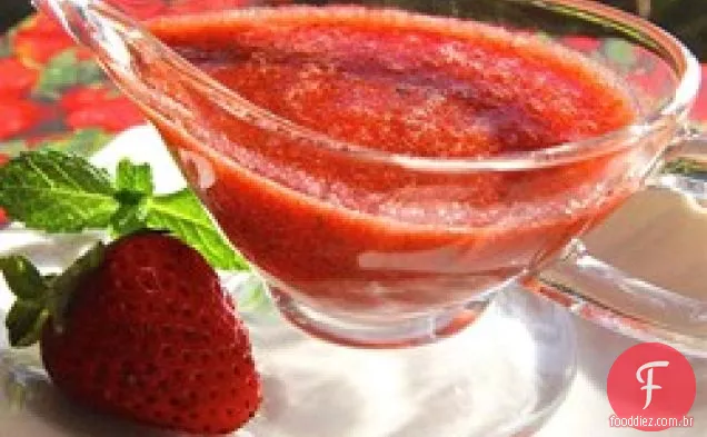 Molho De Hortelã Morango