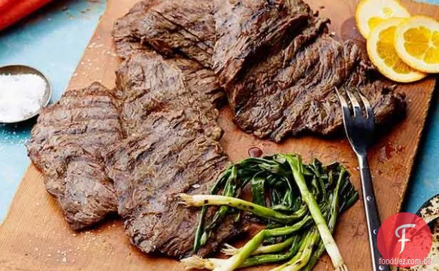 Bife Grelhado Com Saia Marinada De Cerveja