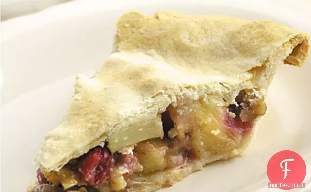 Colher Torta De Frutas E Nozes