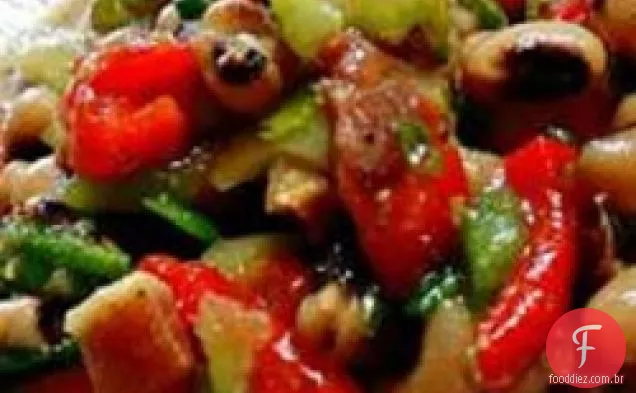 Salada de ervilha de Olhos Pretos da Kate