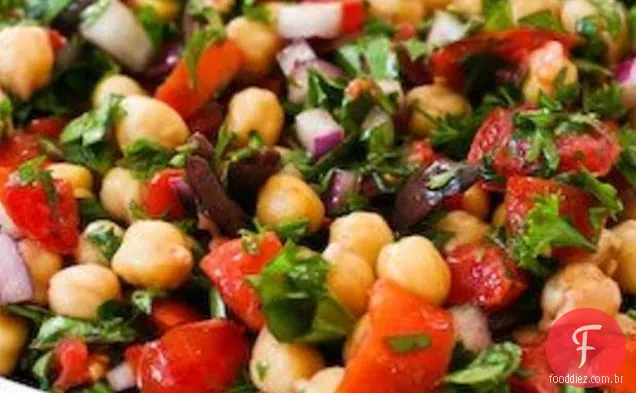 Salada De Feijão Garbanzo
