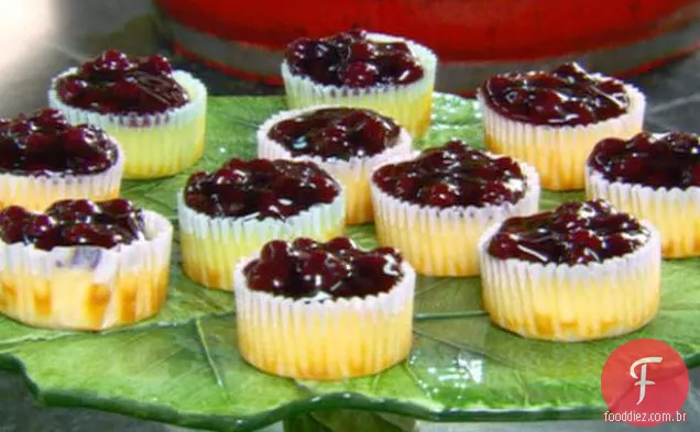 Tartes De Queijo Creme De Mirtilo