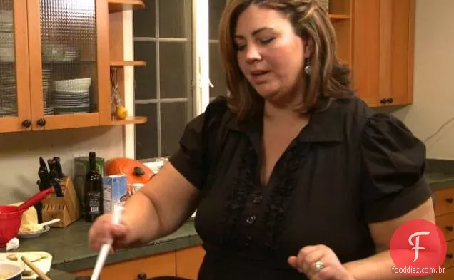 Parmesão de berinjela de Ally