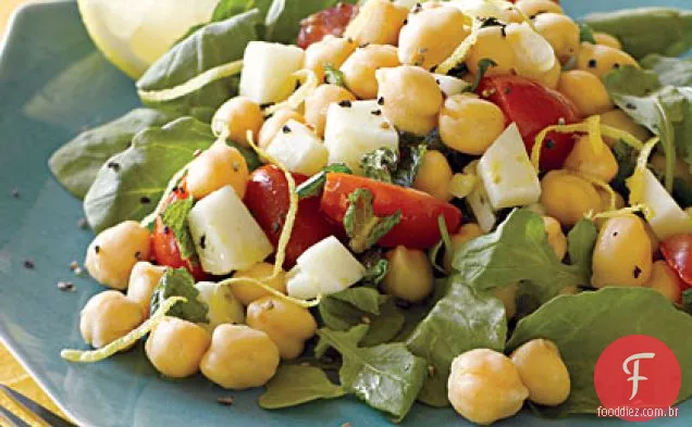 Salada Mediterrânea De Grão-De-Bico