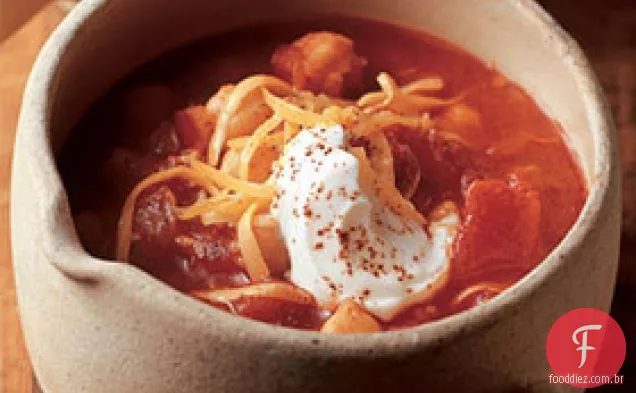 Sweet ' N Spicy Garbanzo Bean Chili
