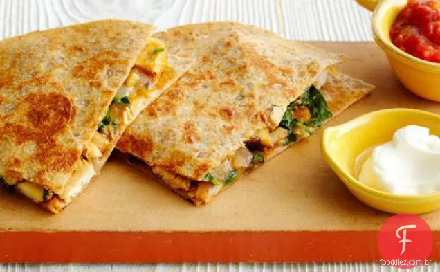 Frango Fácil-Quesadillas De Cogumelos