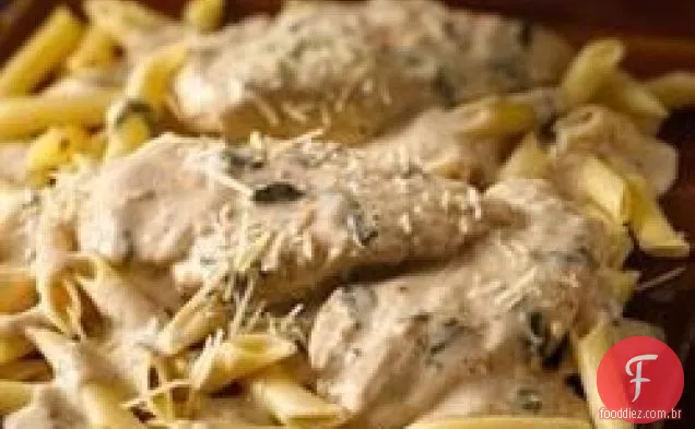 Frango Com Manjericão Cremoso