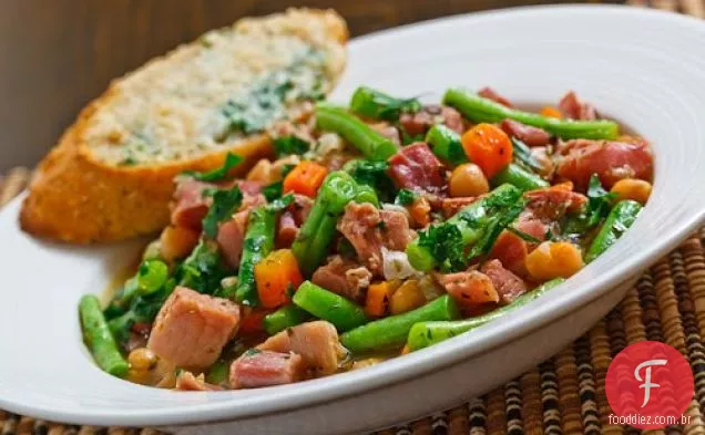 Sopa de presunto e Grão De Bico