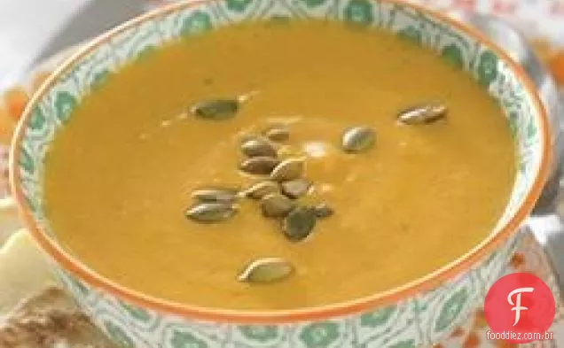 Sopa Cremosa De Curry De Abóbora