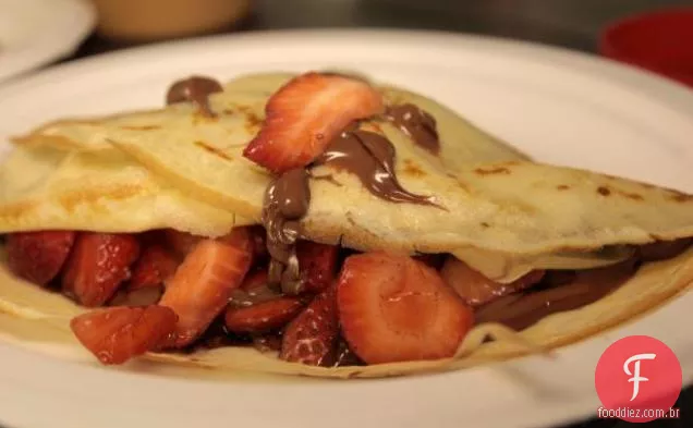 Crepes De Avelã Morango