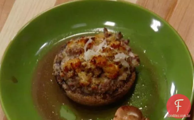 Cogumelos Portobello Recheados