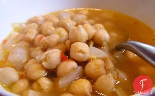 Jantar Hoje À Noite: Sopa De Grão De Bico Da Tunísia