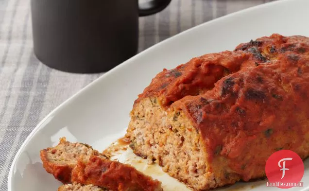 Pão de carne de porco com grão de bico
