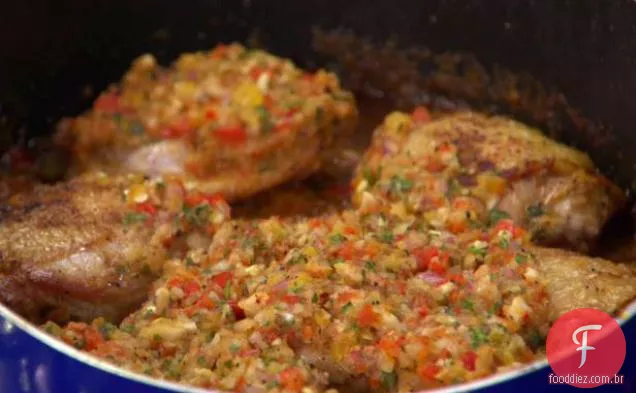 Frango ao molho Romanesco