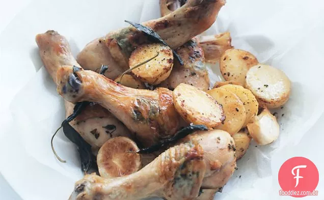 Coxinhas De Frango Torradas Com Ervas De Inverno