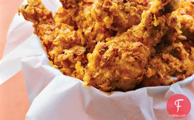 Baquetas fritas no forno crocante