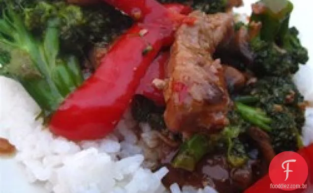 Fun Karnal (carne e brócolis)