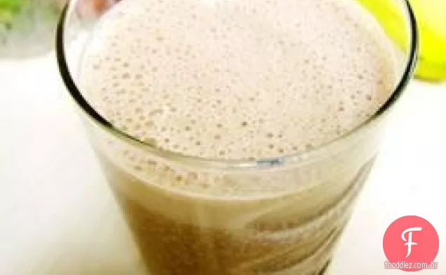Chocolate Morango Banana Milkshake