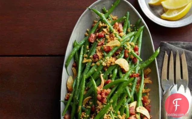 Haricots Verts com Pancetta