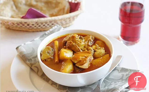 Receita De Curry De Frango Com Batatas
