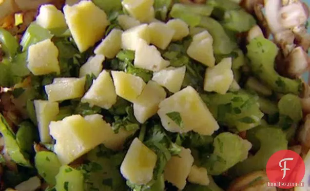 Salada de cogumelos e Pecorino