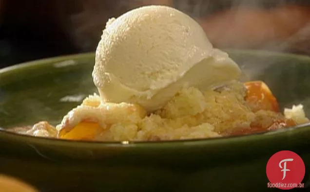 Bourbon Peach Cobbler
