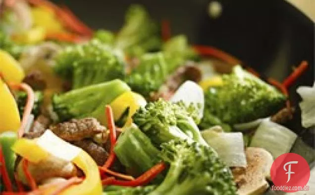 Vegetais Salteados De Citrinos Amanteigados