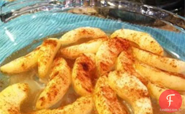 Fatias De Maçã Assadas