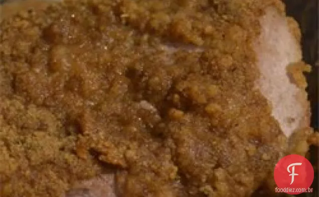 Costeletas De Porco Com Crosta De Graham