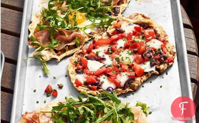 Pizzettas Grelhadas