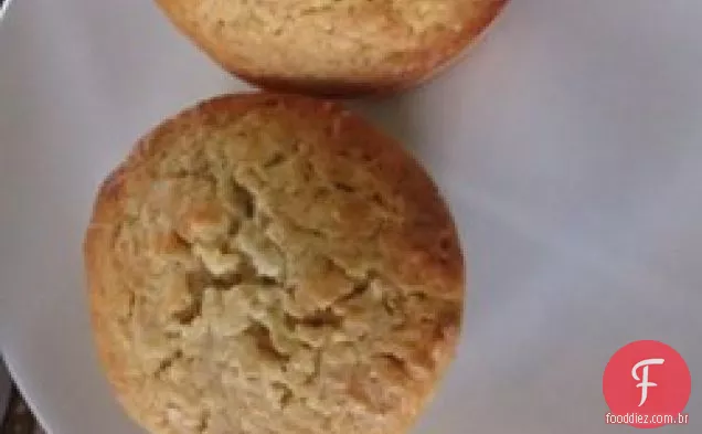 Limão do Texas nos Muffins de coco