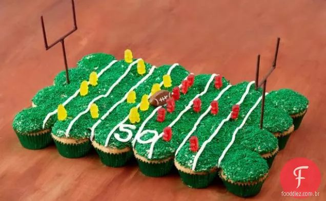 Puxe Para Além Touchdown Cupcakes